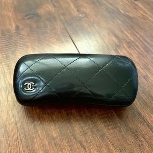 CHANEL Accessories - CHANEL Glossy Black Leather Sunglasses Case CHANEL Accessories - CHANEL Glossy Black Leather Sunglasses Case